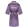 Elegant Satin Bridal Party Robe  Short Silk Bridesmaid  Bride Getting Ready Robe 1