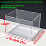 ClearGuard Acrylic Display Case Box With White Base  Transparent Dustproof Showcase For Collectible 8