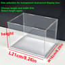 ClearGuard Acrylic Display Case Box With White Base  Transparent Dustproof Showcase For Collectible 11