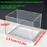 ClearGuard Acrylic Display Case Box With White Base  Transparent Dustproof Showcase For Collectible 13