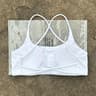 CrossBack Sports Bra With Chest Pads  Hollow Back Yoga Vest For HighImpact Support 8