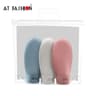TravelEase Silicone Travel Bottles For Toiletries  Leakproof Refillable Squeeze Tubes 3060100ml Set 8