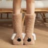 Cozy Dog Snow Slipper Socks  NonSlip Winter Floor Socks For Women  Couples 11