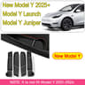 Tesla Model Y Juniper Door Handle Storage Box Set Front  Rear  Door Organizer Trays 6
