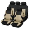 Universal Embroidered Car Seat Covers Set With Organizer Pockets 11