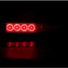 Universal 8LED Car Emergency Strobe Light  12V Red  Blue Flashing Grill Beacon 8