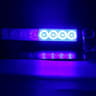 Universal 8LED Car Emergency Strobe Light  12V Red  Blue Flashing Grill Beacon 6