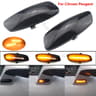 Dynamic LED Sequential Side Marker Lights For Peugeot  Citroen 2Piece Set 7