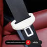 Universal Seat Belt Buckle Cover In PU Leather  AntiScratch QuietRide Protector For Car Interiors 11