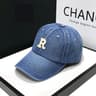 Vintage Denim Baseball Cap With Embroidered Letter C  Adjustable Cotton Baseball Cap For Men  Women 6