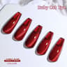 Cherry Ruby Magnetic Cat Eye Gel Nail Polish  15ml Chameleon Red UVLED Manicure Gel 10