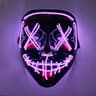 Neon Glow LED Purge Mask  Wireless Light Up Halloween Cosplay Mask 10