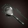 Stainless Steel Kitchen Strainer Spoon With Wood Handle  MultiUse Cooking Sieve  Scoop 4