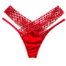 French Strappy Womens Mesh Thong Low Rise Sheer Lingerie 1