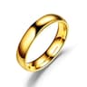 Classic Polished Titanium Ring  Hypoallergenic Minimalist Wedding Band For Men  Women 3