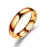 Classic Polished Titanium Ring  Hypoallergenic Minimalist Wedding Band For Men  Women 4