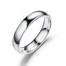 Classic Polished Titanium Ring  Hypoallergenic Minimalist Wedding Band For Men  Women 1
