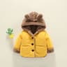 Cartoon Hooded Baby Fleece Jacket  Cozy VelvetLined Toddler Winter Coat For Infants  Toddlers 3