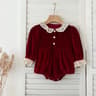 Holiday Princess Newborn Christmas Romper For Baby Girls 0