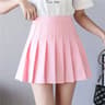 Classic High Waist Pleated Mini Skirt  ALine JK Style Summer Skirt For Women 9