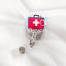 Cartoon Nurse Retractable Badge Reel ID Badge Holder For Doctors Students And Staff 3