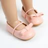 Elegant Baby Girl Mary Jane Shoes With Bow  Soft Infant First Walker Flats 6