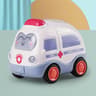 Pull Back Emergency Vehicle Toy Set With Lights  Sound For Toddlers 6