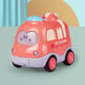 Pull Back Emergency Vehicle Toy Set With Lights  Sound For Toddlers 8