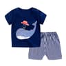 Winnie The Pooh Baby Boys Summer Outfit  Cute Toddler Cartoon Tracksuit 2 Piece Set 2