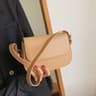 Retro Textured Saddle Shoulder Bag  Chic Small Saddle Bag Crossbody For Everyday Style 10