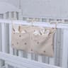 Hanging Crib Organizer With Diaper Caddy  Bedside Storage 6