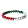Palestine Flag Natural Stone Bead Bracelet  Unisex Prayer  Symbolic Jewelry 8
