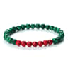 Palestine Flag Natural Stone Bead Bracelet  Unisex Prayer  Symbolic Jewelry 12