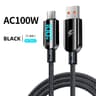100W USBC Cable With Digital Display  PD Fast Charging USBC Cable For Phones  Laptops 6