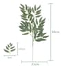 Lush Italian Ruscus Artificial Greenery Stems For Elegant Decor 10pcs 6