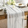 Elegant Gauze Table Runner For Weddings Parties  Rustic Table Decor 7