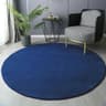 UltraSoft Round Velvet Rug  Modern Coral Plush Carpet For Living Room  Kids Play 9
