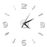 Modern DIY Mirror Wall Clock  Frameless 3D Decorative Wall Sticker Clock 3