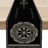 Viking Raven Tree Of Life Table Runner For Norse Dining Decor 3