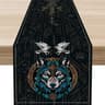 Viking Raven Tree Of Life Table Runner For Norse Dining Decor 4