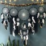 Boho Macrame Dream Catcher Wall Decor Set With Moon Design For Nursery  Home 4