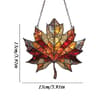 Maple Leaf Suncatcher Acrylic Window Hanging For Thanksgiving And Fall Decor 6
