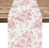 Elegant Chinoiserie Blue Floral Linen Table Runner For Dining  Home Decor 7