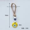 Lucky Blue Nazar Evil Eye Wall Hanging  Handmade Turkish Evil Eye Decor With Multicolor Beads 8