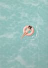 Summer Poolside Girl Canvas Art For Living Room And Beach House Decor 9