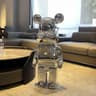 Luxe Mirror Bear Sculpture Resin Statue For Modern Home Decor 6