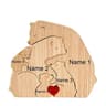 Personalized Family Bear Puzzle  Custom Name Wooden Keepsake Decor 9