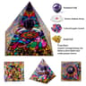 Peridot  Amethyst Crystal Pyramid Energy Generator For Meditation And Decor 8