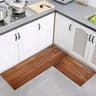 Modern Wood Grain NonSlip Floor Mat For Bathroom Kitchen  Entryway 9