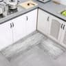 Modern Wood Grain NonSlip Floor Mat For Bathroom Kitchen  Entryway 13